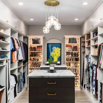 Closet after