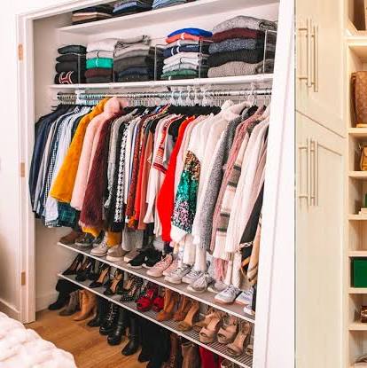 Closet before
