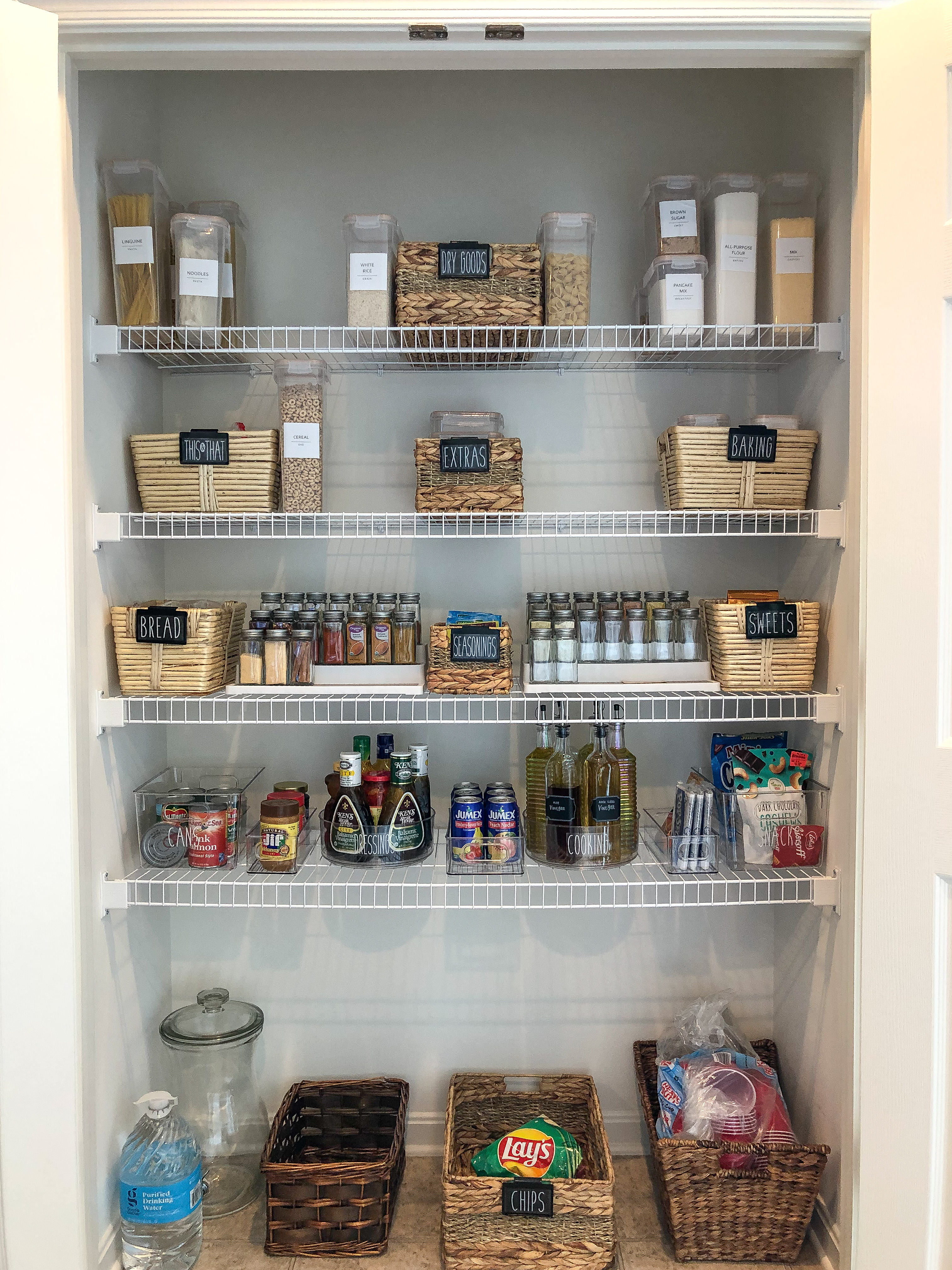 Pantry after